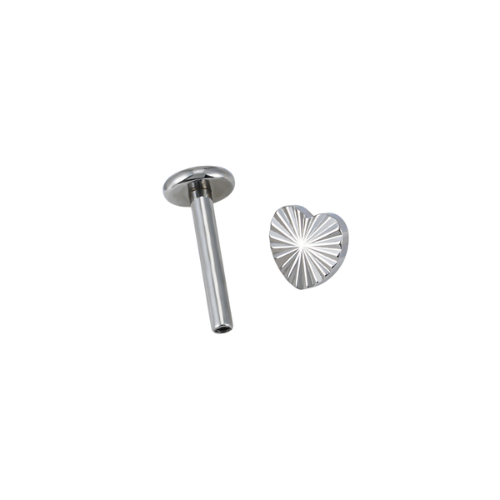 Piercing Satine argenté